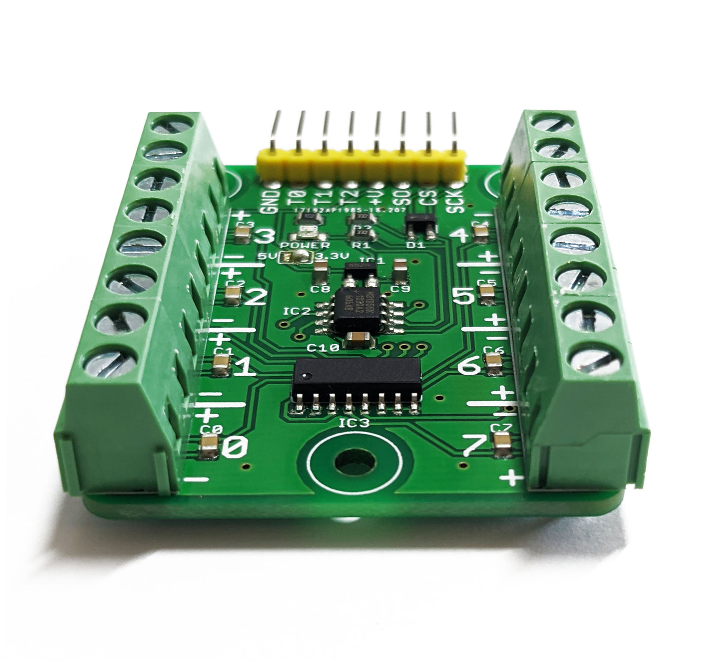 Octo K-Type Thermocouple Breakout Board MAX31855 (-200°C to +1350°C)