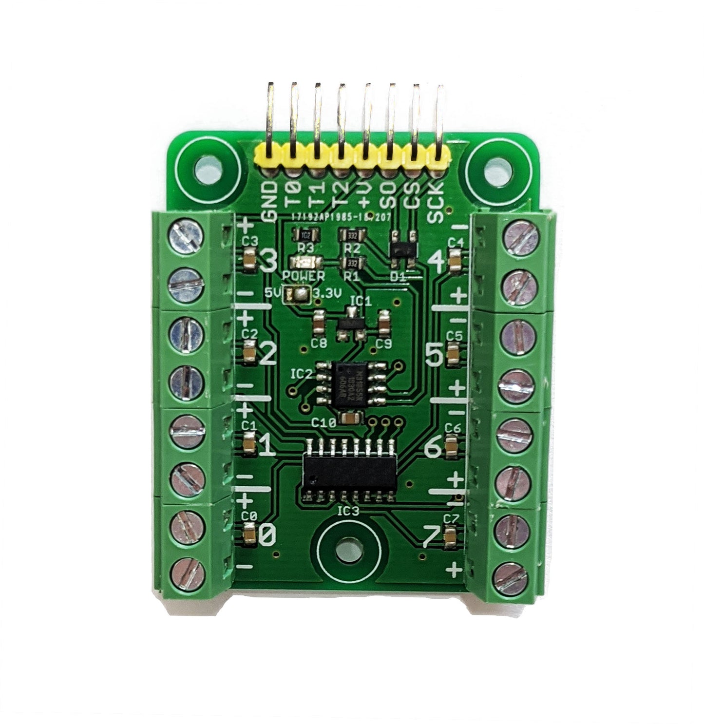Octo K-Type Thermocouple Breakout Board MAX31855 (-200°C to +1350°C)