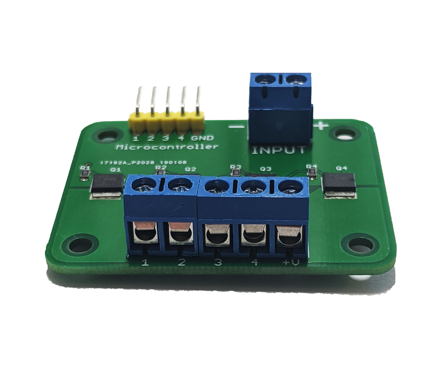 Quad/Tri MOSFET Breakout 30V 15A Low Resistance, High Power, PWM Support