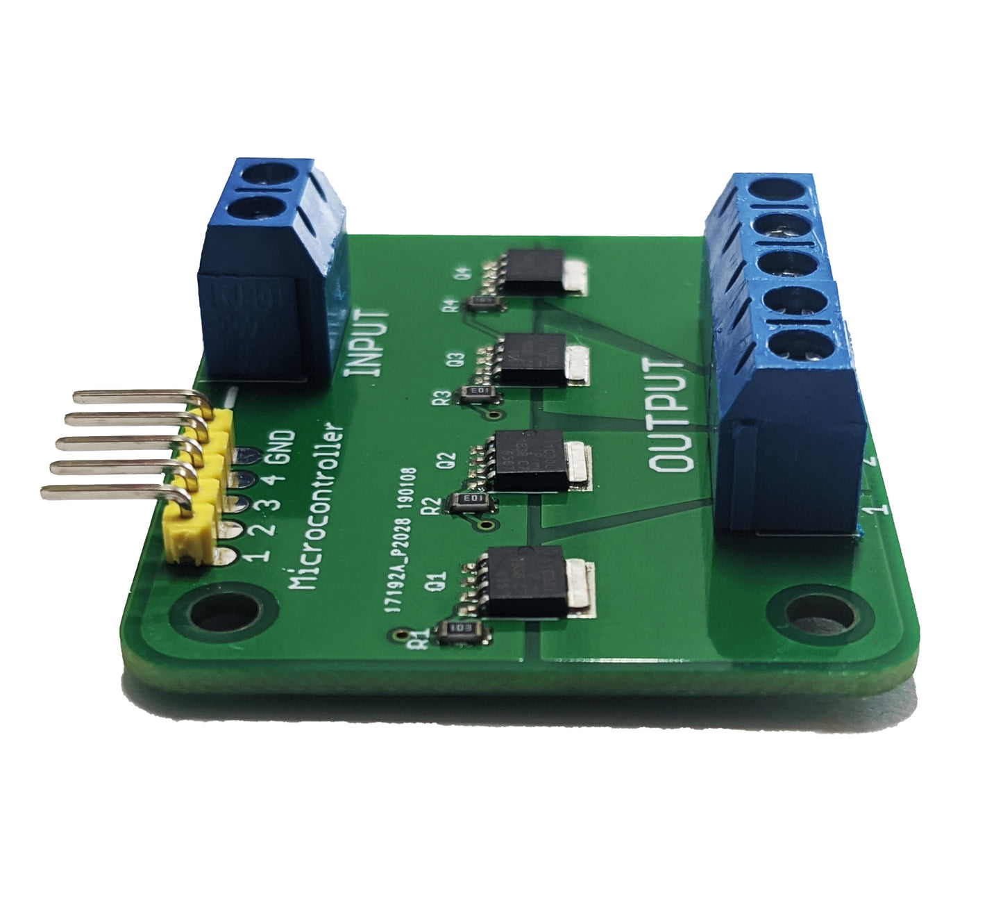 Quad/Tri MOSFET Breakout 30V 15A Low Resistance, High Power, PWM Support